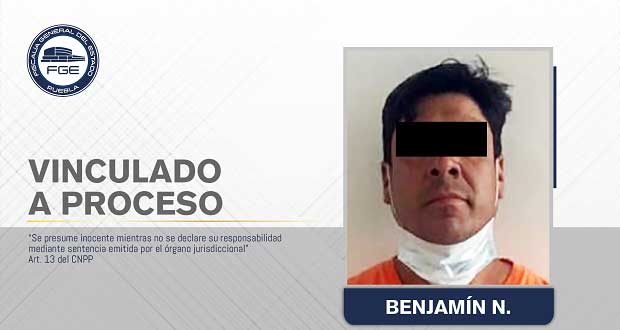 Prisión contra investigado por lesionar a su pareja en Izúcar