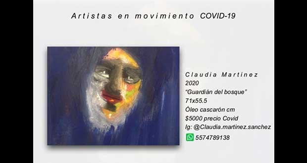 Con Movimiento Covid, pintores ofrecen obras creadas en la cuarentena
