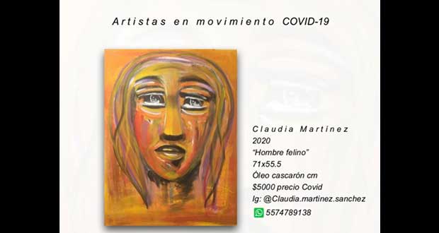 Con Movimiento Covid, pintores ofrecen obras creadas en la cuarentena