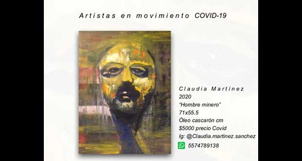 Con Movimiento Covid, pintores ofrecen obras creadas en la cuarentena