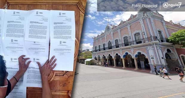 Regidores de Tehuacán comparecen ante Congreso por destitución del Cabildo