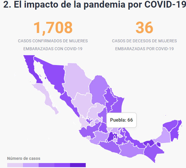 Puebla es 5º en mujeres con Covid y 10º en embarazadas contagiadas: GIRE