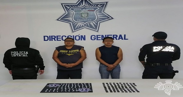 Detienen a 2 de la banda de “Las Bigotonas” en Tehuacán