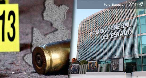 Hasta junio, homicidios, secuestros y robos a la baja en Puebla, señala FGE