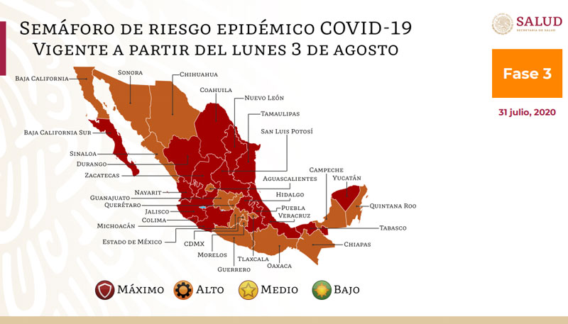 Puebla, aún en riesgo máximo por Covid; contagios se desaceleran: Gatell