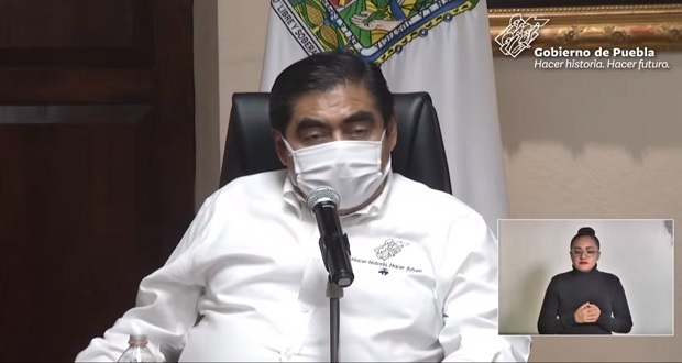 Por Covid-19, Puebla tiene recorte de recursos federales cada mes: Barbosa