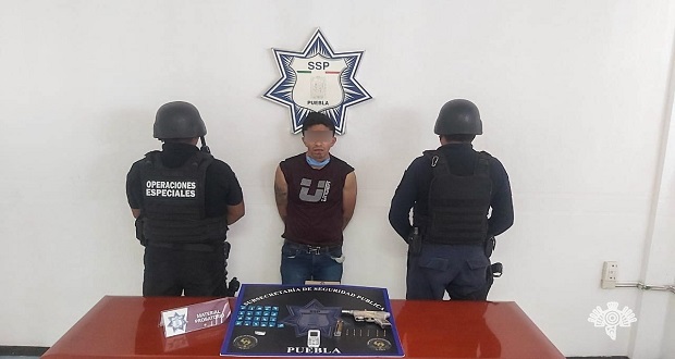 Detiene SSP a presunto narcomenudista y asaltante en San Isidro