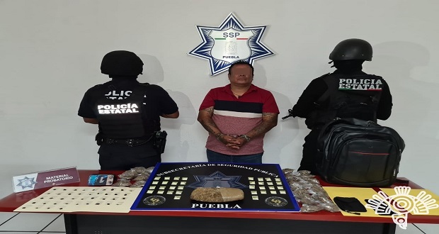 Detienen a “El Caníbal” por extorsión y narcomenudeo en la capital