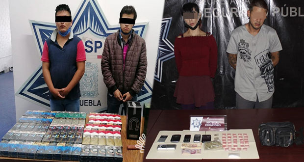 Cae asaltante que atracó 50 tiendas y presunta narcomenudista