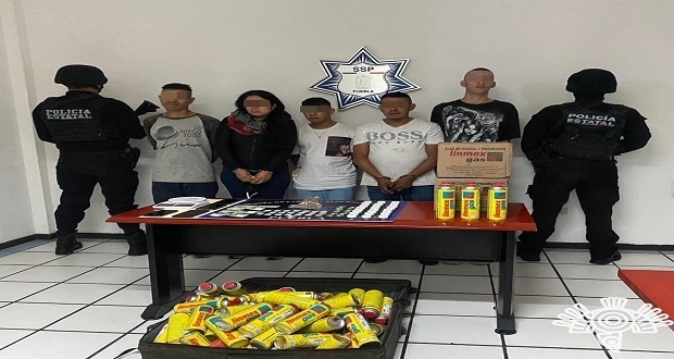 SSP y GN capturan a cinco de “La Unión Tepito” en Palmar de Bravo