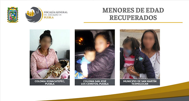 Regresan a 3 niños con sus madres tras ser arrebatados por su pareja