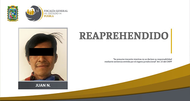 Por narcomenudeo, Fiscalía de Puebla reaprehende a “El Clicha”