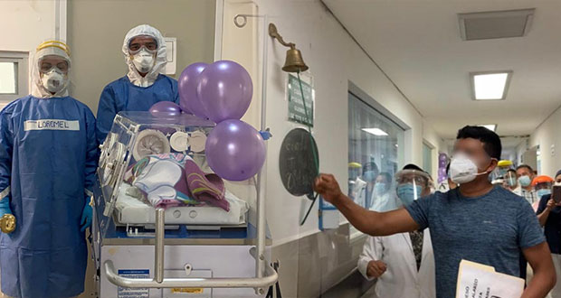 Bebé recién nacida vence al Covid-19 en IMSS de Yucatán