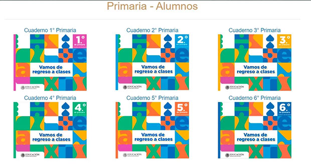 Así podrás acceder a los cuadernos de trabajo para el regreso a clases