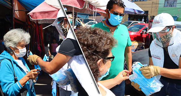 Promueven en mercados reglas sanitarias para evitar brotes de Covid