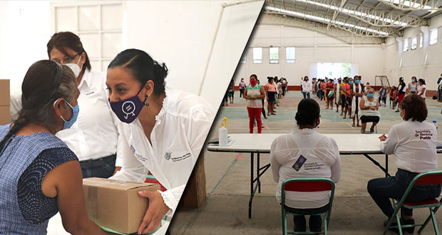 ONU entrega apoyos mujeres vulnerables de Puebla por pandemia