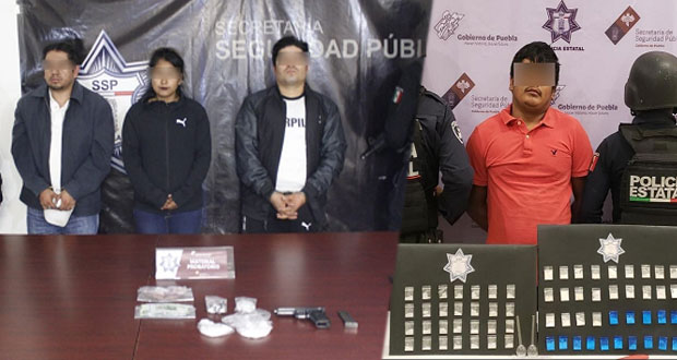 SSP detiene a cuatro por robo a camión de carga y autopartes