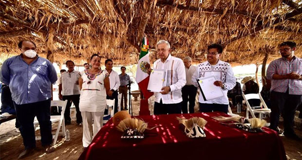 Habrá Comisión de Justicia para restituir tierras a pueblos yaquis: AMLO