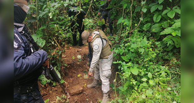 PC detecta toma clandestina de gasolina en Xicotepec