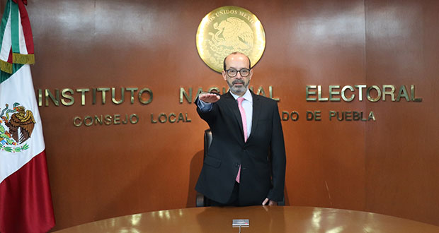 Marcos Rodríguez protesta como presidente del consejo local del INE
