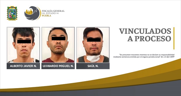 Van a prisión 3 hombres señalados de robar gasolinera en Puebla
