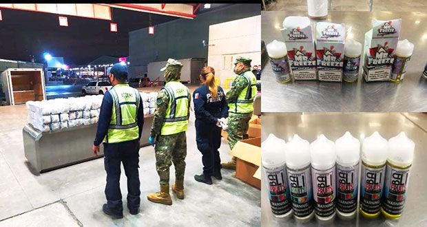 Decomisan metanfetaminas en aeropuerto de CMDX; venían de Holanda