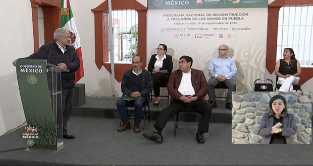 En 2021; SEP federal estará instalada en Puebla, anuncia AMLO