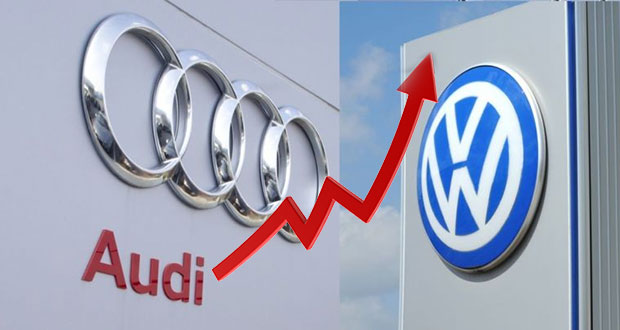Sigue buena racha para Audi y VW; acaban 1er bimestre con 36% y 16% más ventas