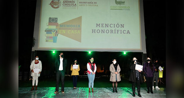 Proyectan cineminutos sobre la cuarentena en San Andrés Cholula