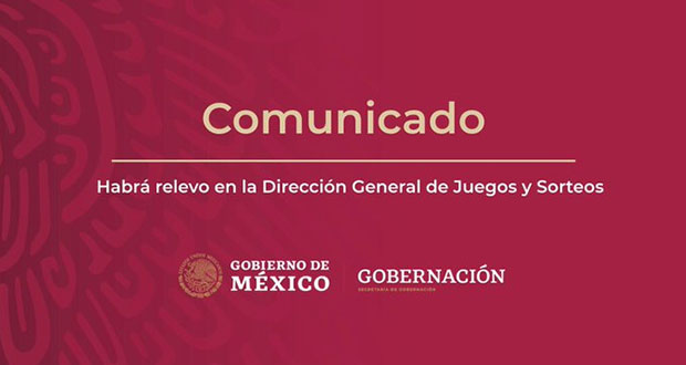 Habrá relevo en la Dirección General de Juegos y Sorteos