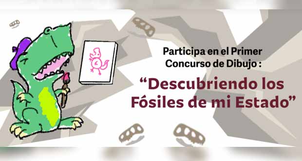 “Descubriendo los fósiles de mi estado”, concurso de dibujo infantil