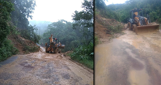 Atendidas, afectaciones por lluvias en cuatro municipios: Segob