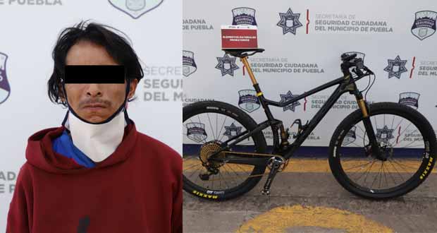 Policía municipal recupera bicicleta de montaña de 300 mil pesos