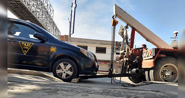 Secretaría de Transporte detiene 17 unidades irregulares