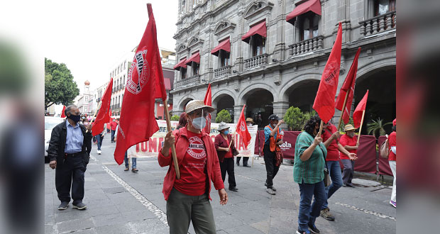En marcha, Suntuap exige a Junta de Conciliación toma de nota
