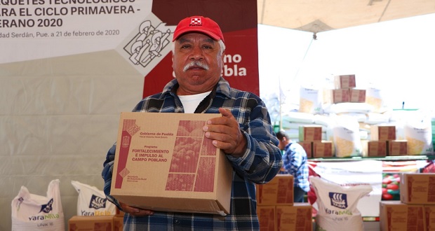 SDR da apoyos directos a productores del campo poblano