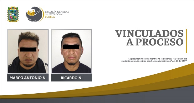 FGE asegura a 2 hombres con armas y droga en Puebla capital