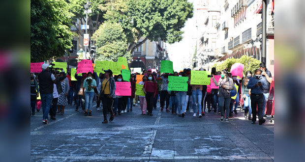 Ambulantes de Fuerza 2000 se manifiestan y piden respeto de acuerdos