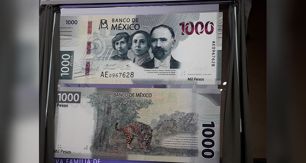 Carmen Serdán, Revolución Puebla, Billete de 1000 pesos,