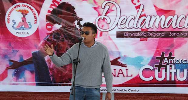 Declamadores miden destrezas rumbo a Espartaqueda de Antorcha