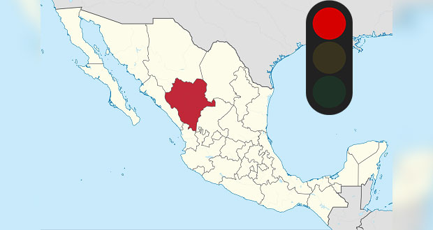 Durango también vuelve a semáforo rojo por Covid; es 2° estado