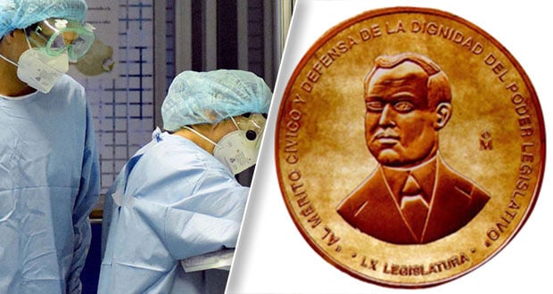 Este 2020, medalla Eduardo Neri a personal de salud por la pandemia
