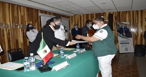 IMSS reconoce a trabajadores con mayor antigüedad en Puebla