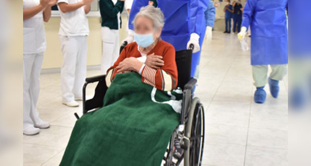 Leonor, de 97 años, vence al Covid con apoyo de médicos del IMSS