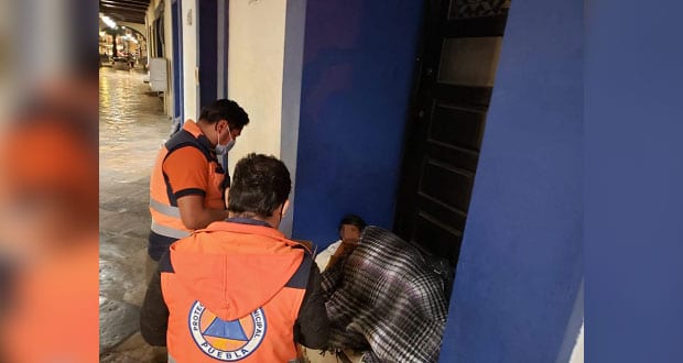 PC municipal brinda apoyo a 22 personas en situación de calle