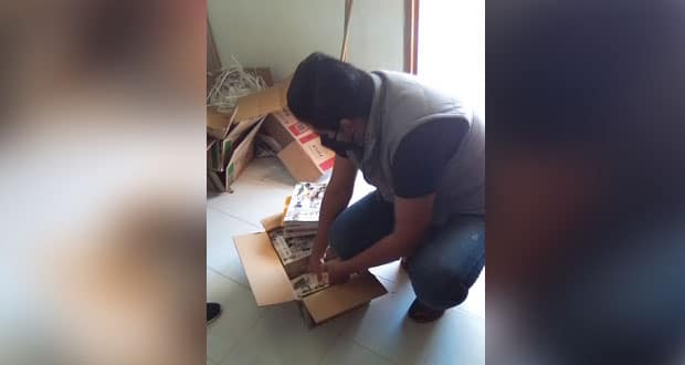 Presidente antorchista entrega libros de texto en Huitzilan