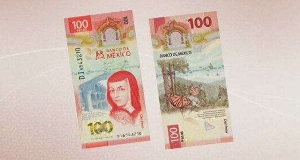 Nuevo billete de $100 de México, galardonado como el mejor del mundo