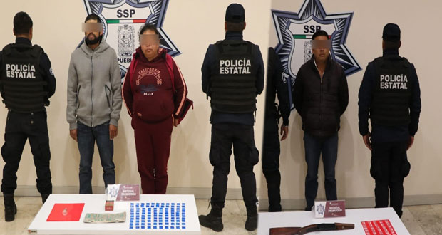SSP detiene a 2 narcovendedores y 1 operador de “El Moco”