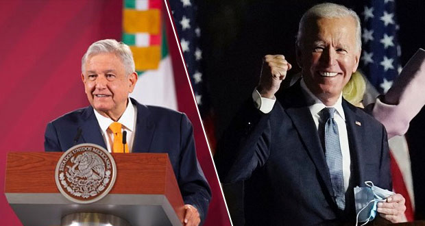 Próximo viernes, AMLO y Joe Biden sostendrán llamada telefónica