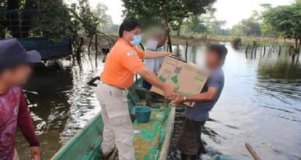 En un mes, INM entrega 225 mil raciones de alimento en Tabasco
